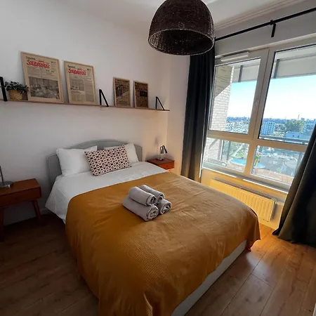 Panorama Elegance - 2km Od Plazy - Rent A 그단스크