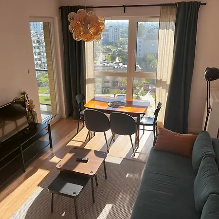 Panorama Elegance - 2km Od Plazy - Rent A 아파트 그단스크