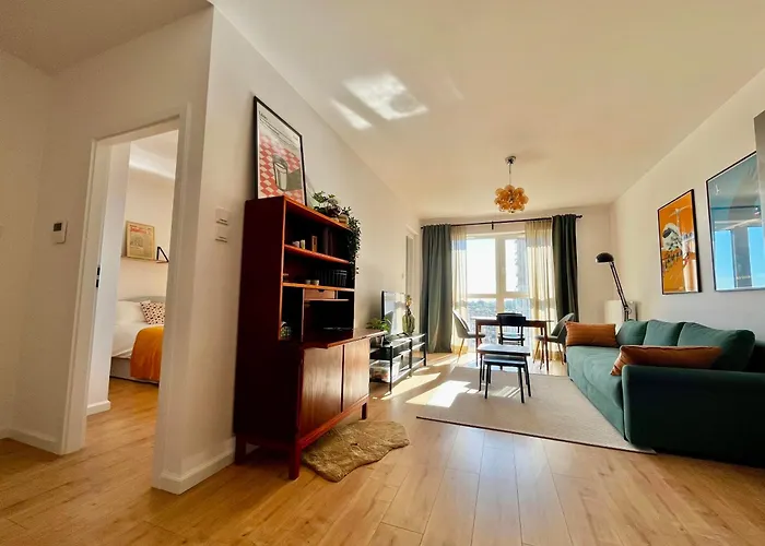 Panorama Elegance - 2km Od Plazy - Rent A 公寓 格但斯克